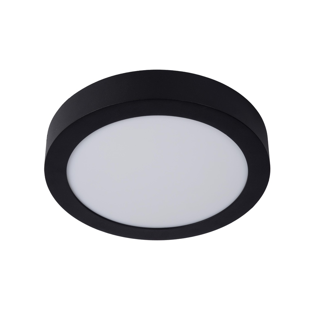 Lucide PlafonniereBrice-Led Ø 24cm - IP44 zwart - 28116/24/30